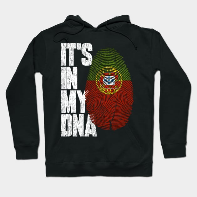 It's In My DNA Portuguese Shirt Proud Hispanic Gift Portugal Flag Hoodie by heart teeshirt